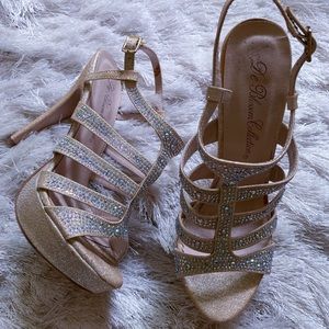 De Blossom Collection Rose Gold Heels